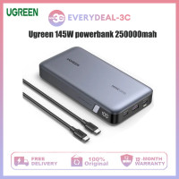 ราคา UGREEN 25000mAh Laptop Powerbank PD 145W Fast Charging 10000mAH for Dell Lenovo MacBook Air SAMSUNG S23 iPhone 15 14 13 pro max for xiaomi 12t 11t Realme Huawei Mobile Phones Power Adapter (2103757183