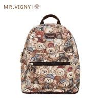 ราคา กระเป๋าเป้สะพายหลังลายหมีพูห์สำหรับผู้หญิงกระเป๋าเป้ใบเล็กกระเป๋าหนังสือผ้าใบความจุใหญ่สำหรับคนส่วนน้อยกระเป๋าเดินทางลายหมีน่ารักแมทช์ลุคง่ายแฟชั่น (17735054609)