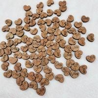 ราคา 100pcs pack 15mm Width Button 2 Holes Love Heart Shaped Handmade Natural Wooden For Crafts Scrapbooking DIY Baby Clothing Sewing Decoration Wholesale (9274251815)