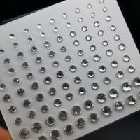 ราคา สติ๊กเกอร์ติดเล็บปลอมสีดำ เงินคิ้วสติ๊กเกอร์ติดแน่นด้วยตนเองตกแต่งเที่ยวกลางคืนสำหรับตกแต่งใบหน้าประดับไข่มุก3D (17295852870)