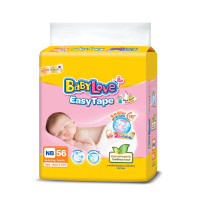 ราคา ถูกยกลัง BabyLove เบบี้เลิฟ ผ้าอ้อมเด็ก อีซี่ เทป จัมโบ้ ขนาด NB S x 4 แพ็ค (3659248255)