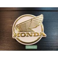 ราคา โลโก้ฮอนด้าปีกนกสีทองติดบังลม honda chaly (17460225124)