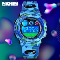 ราคา Skmei เด็กกีฬานาฬิกาเด็กที่มีสีสันไฟ LED 5bar กันน้ำนาฬิกาดิจิตอลอัตโนมัติวันที่สมบูรณ์ปฏิทินปลุกสัปดาห์แสดงนาฬิกาสำหรับเด็ก (1079894199)