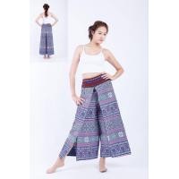ราคา ส่งฟรี กางเกงผ้าไทย ทรงแพนเค้กแหวกหน้า ขากระบอกใหญ่ใส่สบาย ผ้าฝ้ายเชียงใหม่ (20621517847)