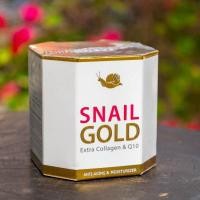 ราคา Royal thai herb snail gold extra collagen Q10 50 G รอยัล ไทย เฮิร์บ สเนล โกลด์ ครีม 50 กรัม (20905501004)