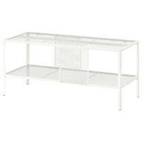 ราคา ตู้วางทีวี IKEA โลหะ ขาว 90x35x40 ซม (21005865425)