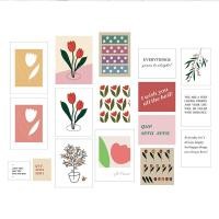 ราคา 17แผ่น Ins ไปรษณียบัตรการ์ดอวยพรทิวลิปตกแต่งผนังห้องอุปกรณ์ประกอบฉากการถ่ายภาพสร้างสรรค์ (19821013426)