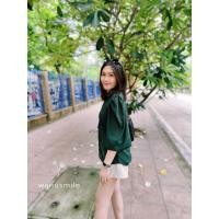 ราคา New Colorสีเขียวเป็ดสวยมาก waiiusmile ชีฟอง แฟชั่น สไตล์เรียบหรูดูแพง แขนยาว เหมาะสำหรับสาวๆใส่สวยทุกวัย (7506738030)