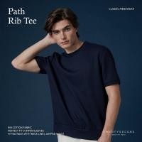 ราคา TWENTYSECOND เสื้อยืดแขนสั้น ผ้า Rib รุ่น PATH RIB TEE Navy สีกรม (20884056875)