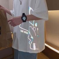 ราคา เสื้อยืดแขนสั้นสะท้อนแสง Pikachu หลวมคู่เสื้อแขนสั้น (16815471005)