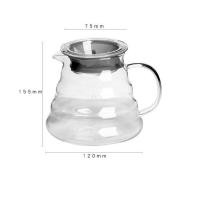 ราคา เหยือกดริปกาแฟ เหยือกเสิร์ฟกาแฟดริป Borosilicate Coffee Glass 400ml 600ml (16601791122)