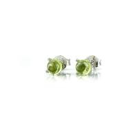 ราคา 2AC PD ต่างหูพลอยแท้100 4 4mm พลอยเขียว ต่างหูพลอยแท้ ต่างหูเงินแท้ เงินแท้925 มินิมอล (21075991644)