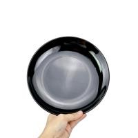 ราคา จานกลมใบบัว 9 นิ้ว เนื้อเมลามีน สีขาว สีดำ 6ใบ 12ใบ จานทรงตื้น จานข้าว แบรนด์ สยาม เบสแวร์ มีมอก ผลิตในประเทศไทย (17466457579)