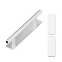 ราคา ประตูตู้พลาสติกสีดำทองที่จับประตูมือจับตู้เสื้อผ้าเฟอร์นิเจอร์ลิ้นชักแบบดึงแบบมีกาวในตัวอุปกรณ์สำหรับบ้าน (21042322890)