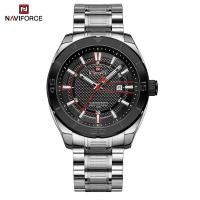 ราคา NAVIFORCE Men Casual Watch Original Business Quartz Calendar Wristwatch Stainless Steel Waterproof Watches (20121581877)