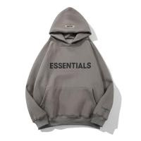 ราคา 2023 NEWHigh Street FEAR OF GOD Double Line Essentials โลโก้หน้าอกใหม่กดกาวลำลองแขนยาว Hoodie (19774676218)