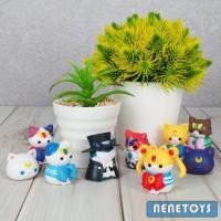 ราคา โมเดล น้องแมว ในชุดคอสเพลย์ เซเลอร์มูน Sailor Moon ชุด 9 ตัว สุดน่ารัก ขนาดเล็ก สูงประมาณ 2 4 cm (10811165365)