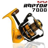 ราคา อุปกรณ์ตกปลา KUSA REEL รอก รุ่น RAPTOR YELLOW สีเหลือง รอกตกปลา รอกสปินนิ่ง (3355566747)