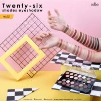 ราคา OD261 ODBO Twenty Six Shades Eyeshadow (17645770694)