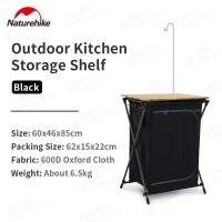 ราคา Naturehike ชั้นวางของแบบพับได้กลางแจ้งแบบพกพา ชั้นวางเครื่องครัวหลายชั้น โต๊ะปิกนิกบาร์บีคิวพร้อมตะขอแสง (21352060758)