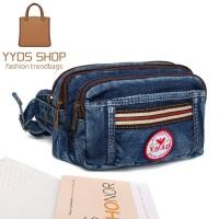 ราคา กระเป๋าคาดอกคาดเอวผ้ายีนส์ JEANS 10199 12421 ขนาดใหญ่ BIG Fashion (20978409319)