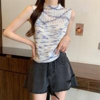 ราคา เสื้อไหมพรมคอเต่าเข้ารูป แขนกุดผ้าไหมพรมบางเบา Y38 (20639342006)