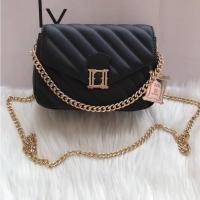 ราคา คอลใหม่ล่าสุด Lyn ทรงหมอน สายโซ่สะพายครอสบอดี้ ลายริ้ว รุ่นคุณโบว์เมลลดา (20499349711)