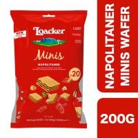 ราคา Loacker Wafer Minis Napolitaner Hazelnut 200g ล็อคเกอร์ เวเฟอร์มินิ นาโพลิแทนเนอร์ เฮเซลนัท 200 กรัม (12189977472)