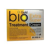 ราคา สีทอง 1กล่อง 24ซอง Gold Bio Extra Super cream Treatment Green bio สีทอง ทรีตเม้นท์ หมักผม บำรุงผม โกลด์ไบโอเอ็กตร้า ซุปเปอร์ทรีทเมนท์ กรีนไบโอ สีทอง (751030815)
