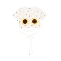 ราคา Kloset Sunflowers Crop T shirt With Tie Waist RS23 T006 เสื้อยืด เสื้อKLOSET เสื้อผู้หญิง เสื้อตัวสั้น เสื้อทานตะวัน (20929773006)