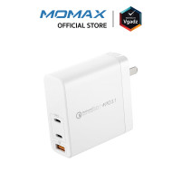 ราคา หัวชาร์จ Momax รุ่น Oneplug 3 Port GaN Charger 140W by Vgadz (18166284904)