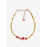 ราคา สร้อยข้อมือหินเรดแจ๊สเปอร์และลูกปัดสีเหลือง (12487777327)