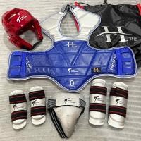 ราคา Protector sets Taekwondo body head gear hand guard ชุดเกราะWTFทั้งชุด คุณภาพเยี่ยม ชุดเกราะเทควันโด ชุดป้องกัน เกราะ เทค (5738574083)