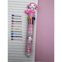 ราคา ปากกาลูกลื่น10สี ปากกาหัวการ์ตูน แฟนซี สุดน่ารัก ballpoint pen ปากกาหลายสี เครื่องเขียน (20638359581)