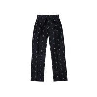 ราคา KLOSET Embroidery High Rise Pants SS23 P008 กางเกงขายาว กางเกงผ้าปักลาย กางเกงผู้หญิง กางเกงแฟชั่น (20952293460)