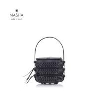 ราคา NASHA MADE IN MARS Baby Pinto Play Jet Black Chain กระเป๋าปิ่นโตจิ๋วมีสายสะพายยาว (7945061869)