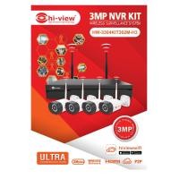 ราคา Hi view ชุดกล้องวงจรปิด WIFI 3MP รุ่น HW 3304KIT302M H3 HW 3308KIT304M H3 แบบเลือกซื้อ BY DKCOMPUTER (12897412055)