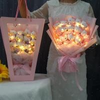 ราคา TAO Toys Joy ช่อดอกไม้ตุ๊กตาคิตตี้ของขวัญวันเกิดของขวัญวันวาเลนไทน์สำหรับผู้หญิงเด็กผู้หญิง (7595902313)