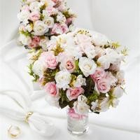 ราคา ริบบิ้นดอกไม้ผ้าไหมสำหรับเพื่อนเจ้าสาวสีชมพูช่อดอกไม้งานแต่งดอกกุหลาบเทียมเครื่องประดับงานแต่งงานช่อดอกไม้สำหรับเจ้าสาว (21170831040)