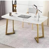 ราคา โต๊ะกินข้าว โต๊ะ โต๊ะอาหาร โต๊ะเอนกประสงค์ โต๊ะกินข้าวลายหินอ่อน โครงเหล็กอย่างดี แข็งแรงทนทาน ขนาด120 60 75cm (12340126142)