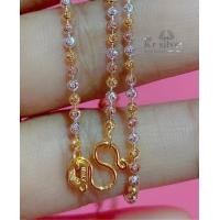 ราคา เงินแท้ 92 5 สร้อยคอเงินแท้ สามกษัตริย์ ลายเม็ดจีบอิตาลี ตัวเรือนเงินแท้ทั้งเส้น (18416937982)