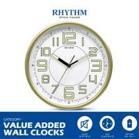 ราคา นาฬิกาแขวน RHYTHM นาฬิกาติดผนังโมเดิร์นสีขาว ตัวเลขเรืองแสงในที่มืด ขนาด 25 5 ซม (17280863737)