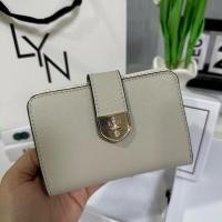 ราคา กระเป๋าสตางค์ใบกลาง lyn 6 สีใหม่ หนังepsom (21181525347)