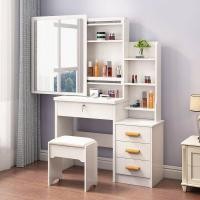 ราคา จัดส่งฟรีโต๊ะเครื่องแป้ง โต๊ะเครื่องแป้งพร้อมกระจก แถมเก้าอี้ขนาดสินค้า70 21 125cm (15959375311)