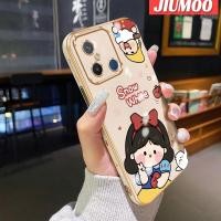 ราคา JIUMOO เคสสำหรับ Xiaomi Redmi 12C 12 A1 S2 Y2 A2 POCO C55 F5 Pro เคสการ์ตูนน่ารักหิมะสีขาวสุดหรูชุบแบบนิ่มลายขอบสี่เหลี่ยมเคสมือถือกรอบซิลิโคนชุบเลนส์กล้องถ่ายรูปปิดคลุมป้องกันการกระแทก (20894088280)