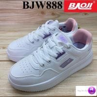 ราคา Baoji BJW 888 รองเท้าผ้าใบ แบบหนัง 37 41 สีขาว ครีม ฟ้า ชมพู (16361413546)