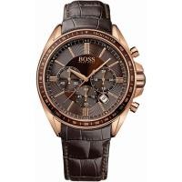 ราคา HB1513093นาฬิกาสำหรับผู้ชายหนังสำหรับผู้ชาย Boss Driver Chronograph (17563446173)