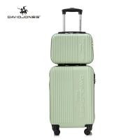 ราคา David Jones กระเป๋าเดินทางขนาด20นิ้วกระเป๋าเดินทางน้ำหนักเบามีปลอกแข็งสปินเนอร์กระเป๋าใส่เครื่องสำอางค์ล็อคดิจิตอลน้ำหนักเบา (20025644051)