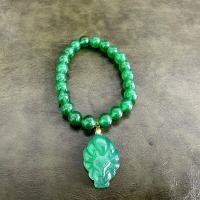 ราคา สร้อยข้อมือ Lucky จิ้งจอกเก้าหางหยกสีเขียว แดง หินโมราขาวธรรมชาติสำหรับผู้หญิงผู้ชายดึงดูดโชคลาภเงินทองร่ำรวยและความรักกำไลข้อมือ (18454167623)