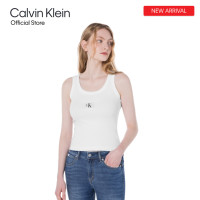 ราคา Calvin Klein เสื้อกล้ามผู้หญิง รุ่น J222566 YAF ทรง SLIM สีขาว (21351465755)